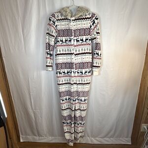 Secret Treasure Pajamas Deer Pattern With Good Size Small Preowned